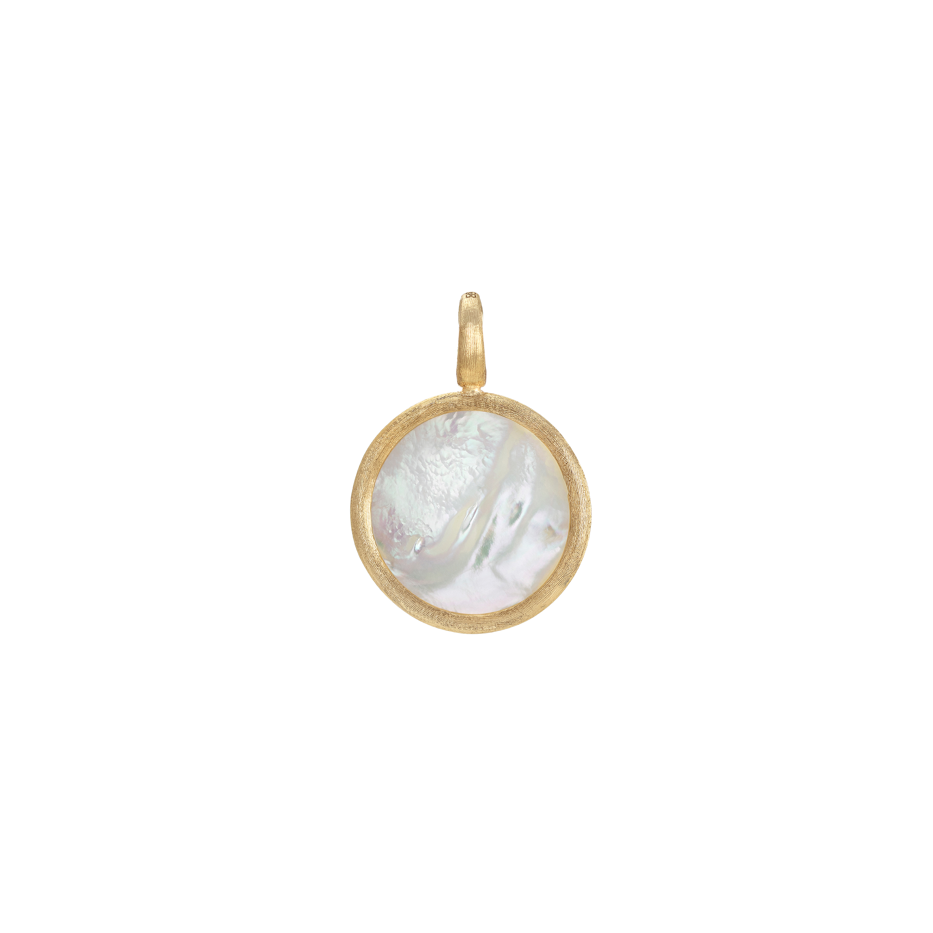 Marco Bicego 18K Yellow Gold Jaipur Collection Medium Stackable Pendant with White MOP
